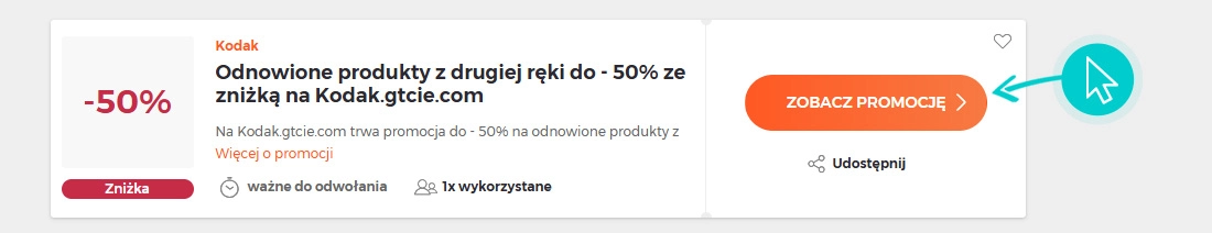 Jak używać promocji Kodak