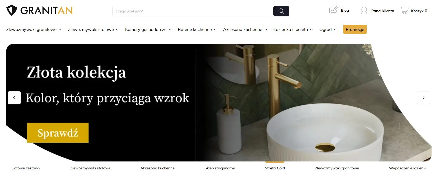 Strona internetowa sklepu
