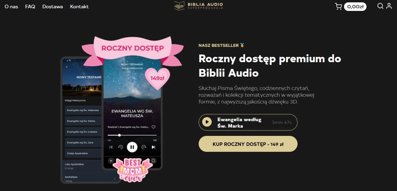 Strona internetowa sklepu