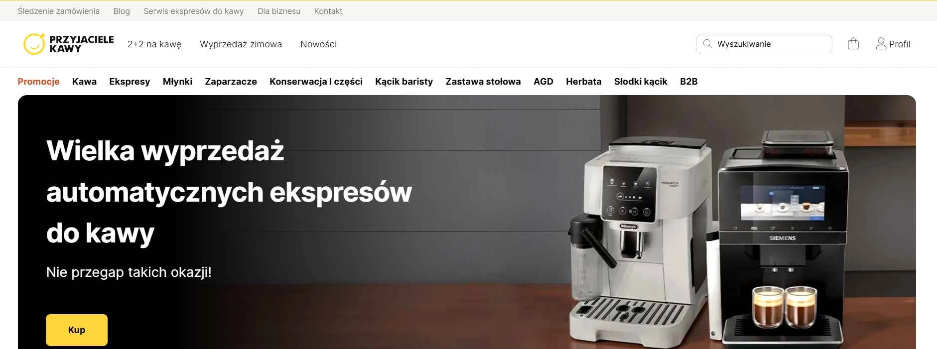 Strona internetowa sklepu