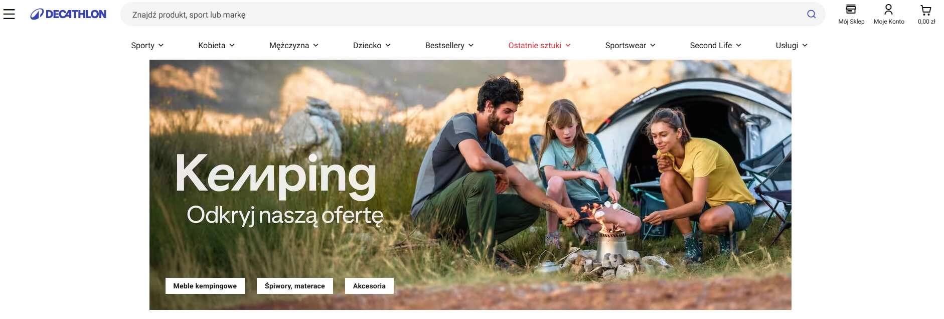 Strona internetowa sklepu