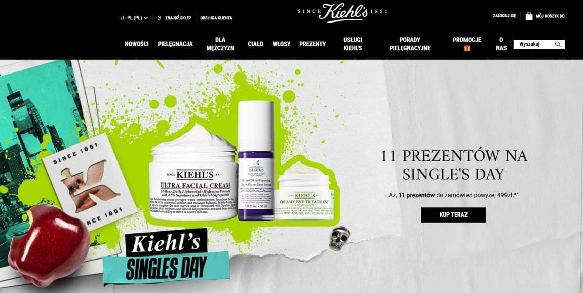 Strona internetowa sklepu