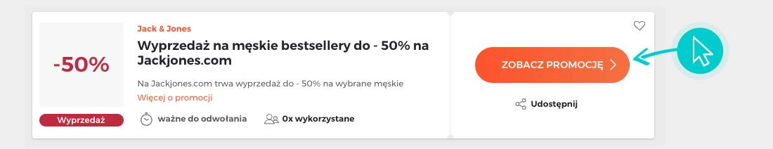Jak używać promocji Jack & Jones
