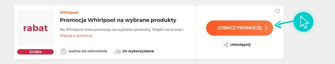 Jak używać promocji Whirlpool