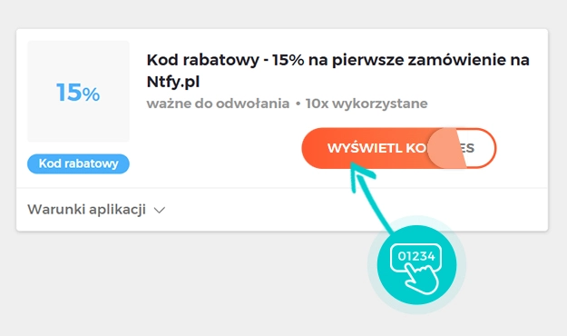 Przykład kodu rabatowego dla Nice To Fit You