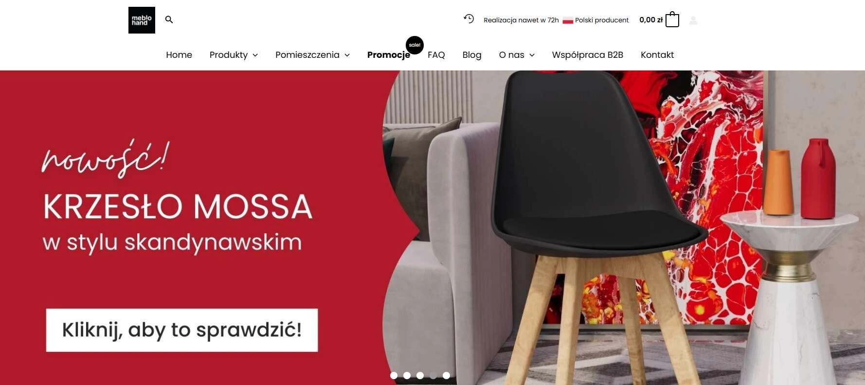 Strona internetowa sklepu