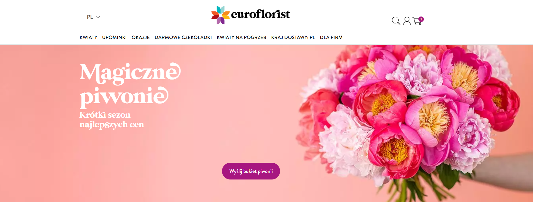 euroflorist - strona internetowa sklepu