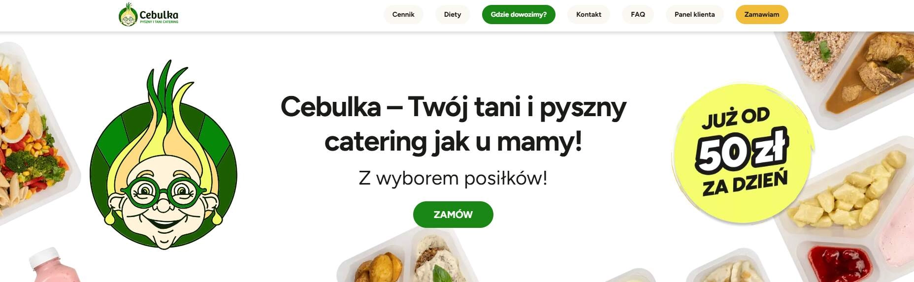 Strona internetowa sklepu