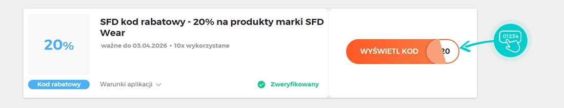 Kod rabatowy SFD -20% i rabat do 90%  Czerwiec 2026