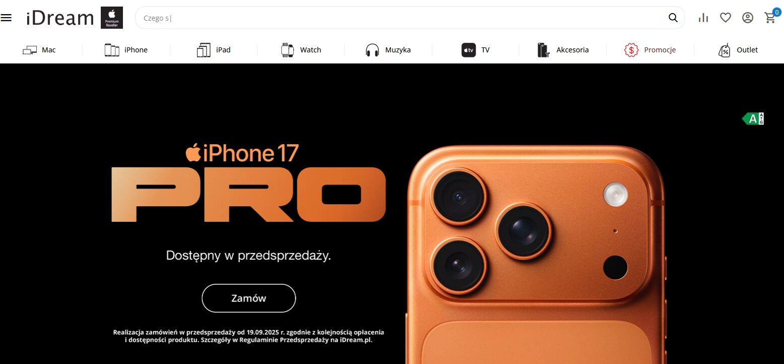 Strona internetowa sklepu