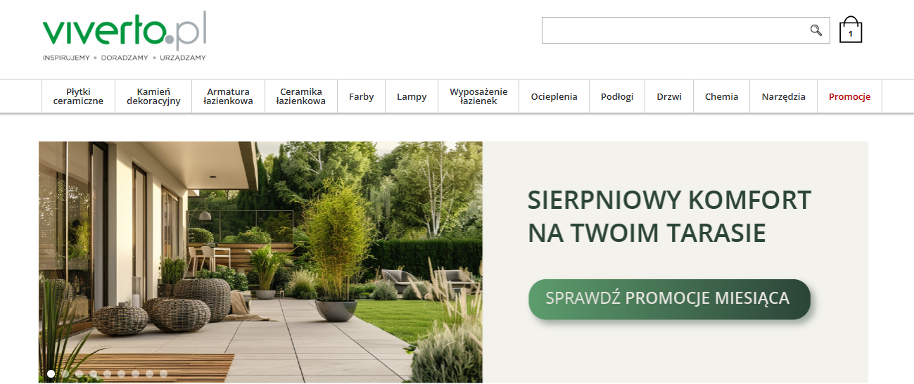Strona internetowa sklepu