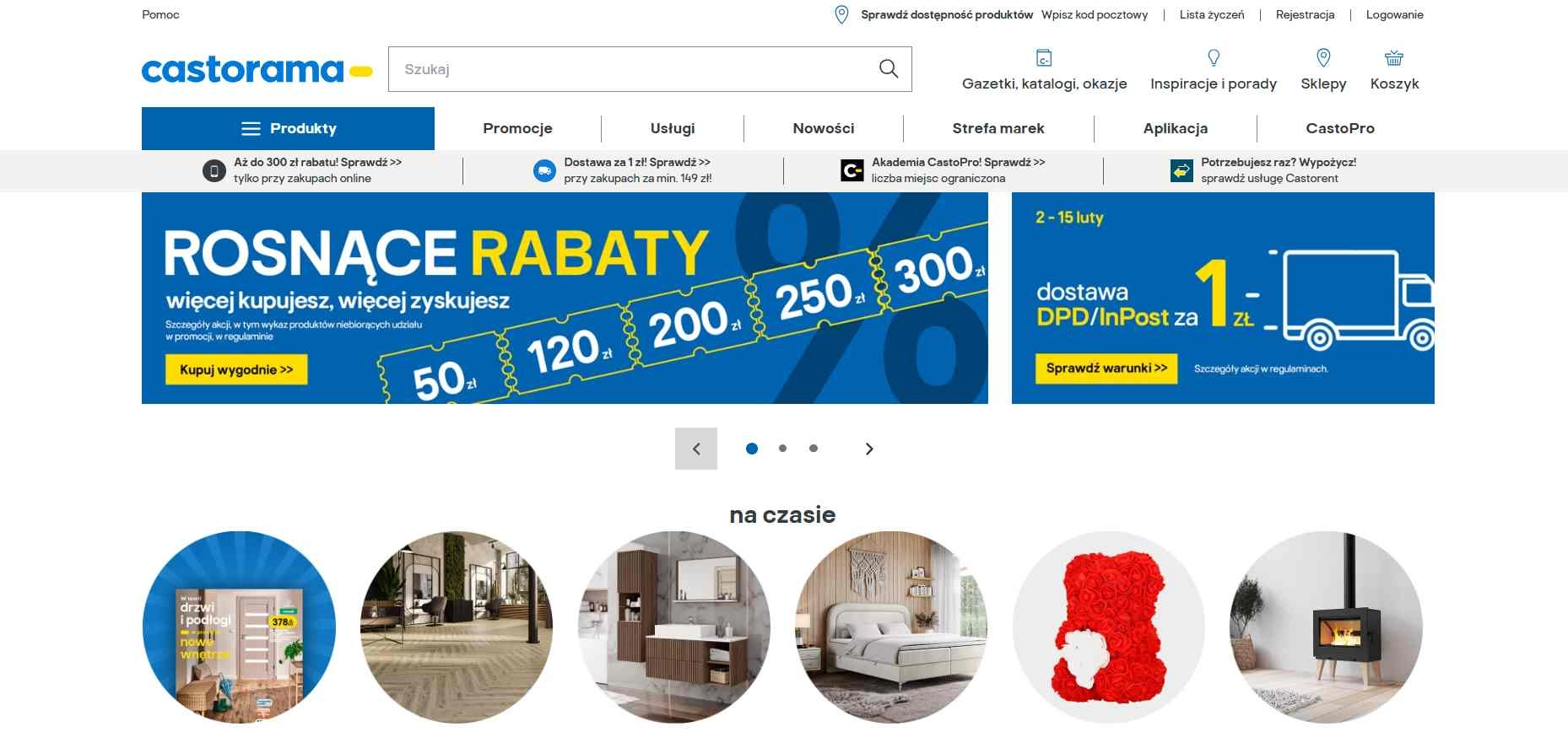 Strona internetowa sklepu