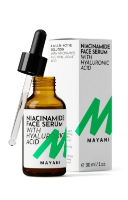 Serum w szklanej buteleczce z pipetką i kartonowym opakowaniem