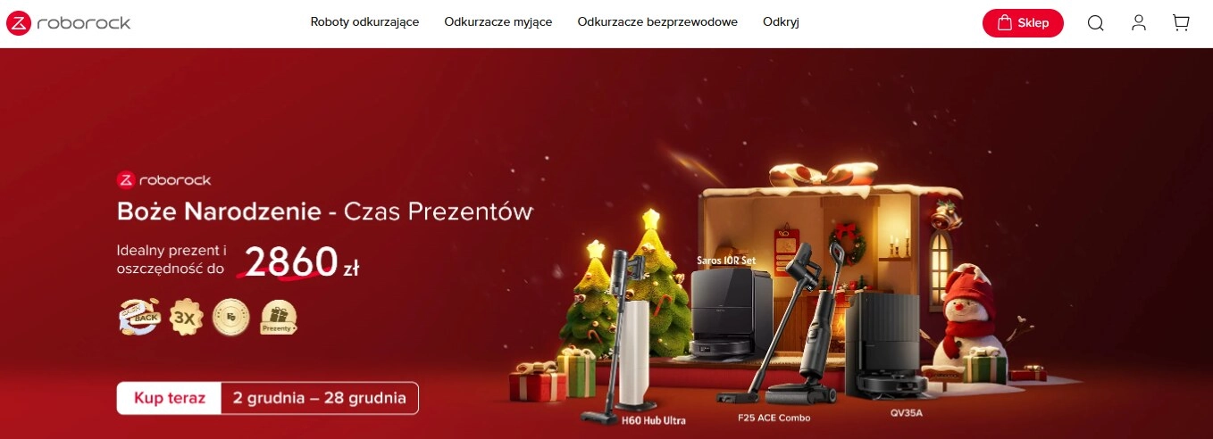 Strona internetowa sklepu