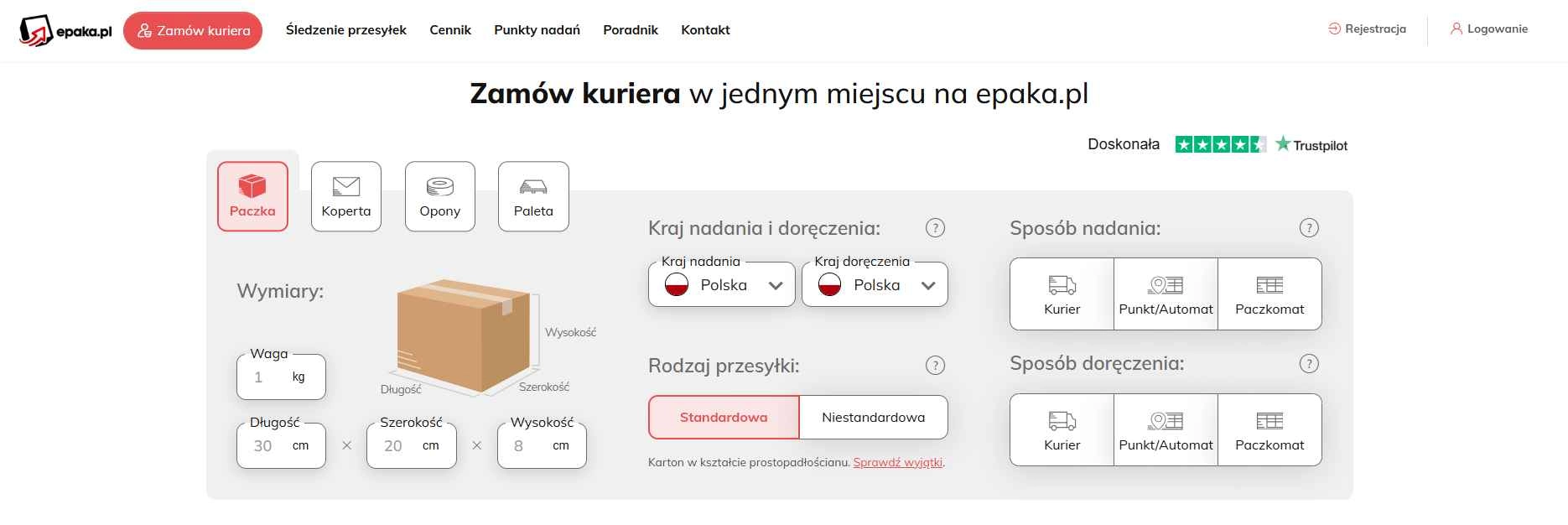 Strona interentowa sklepu