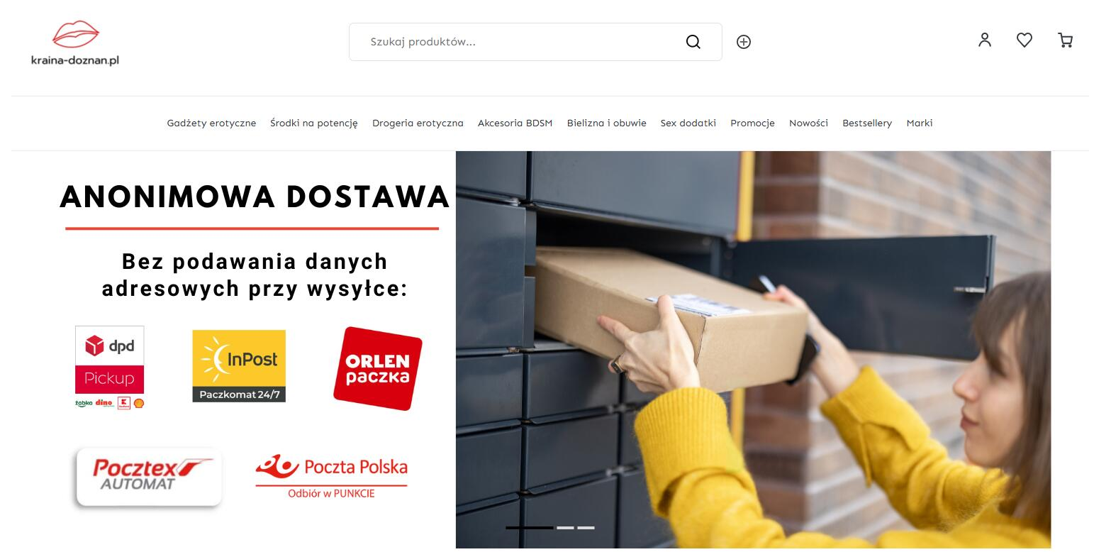 Strona internetowa sklepu