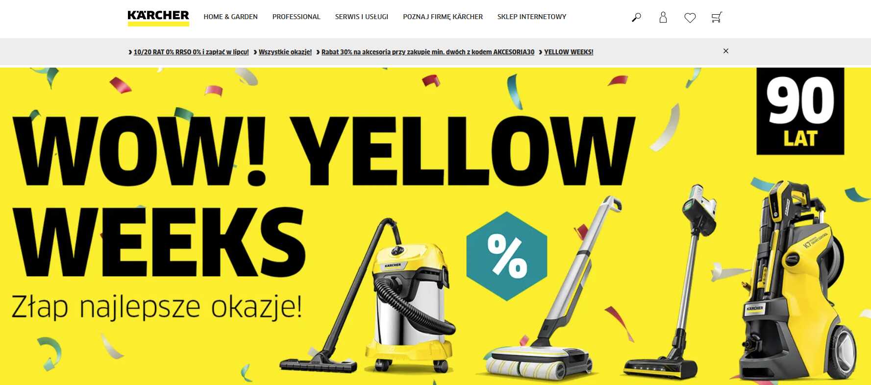 Karcher - strona internetowa sklepu