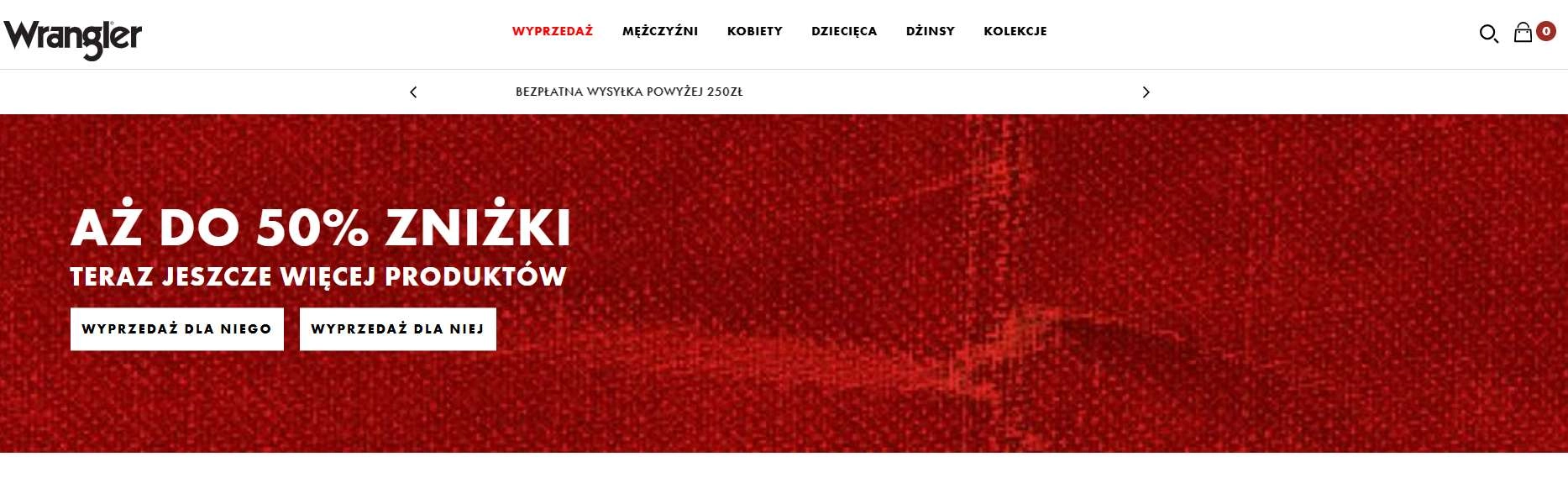 Strona internetowa sklepu