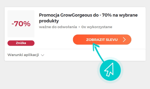 Instrukcja jak wpisać kod rabatowy w koszyku zakupownym Grow Gorgeous