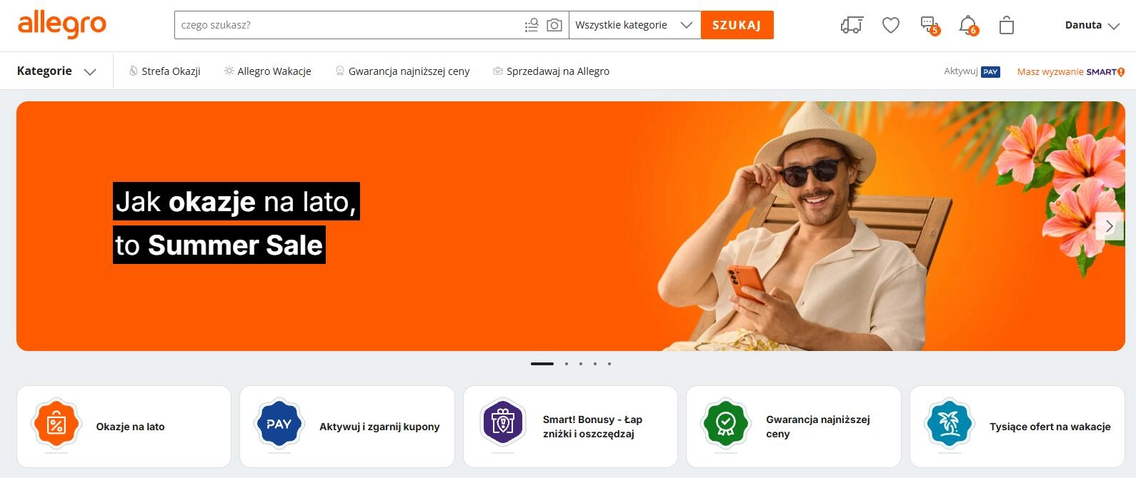 Strona internetowa sklepu