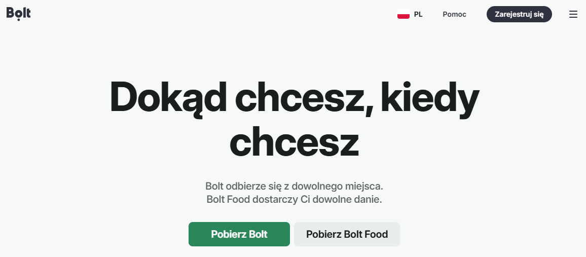 Strona internetowa sklepu