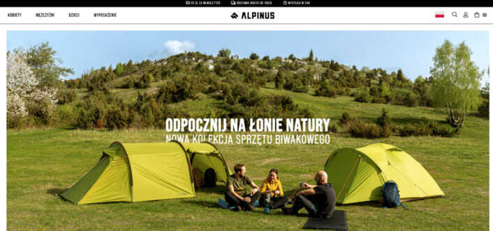 Alpinus - strona internetowa