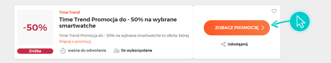 Jak używać promocji Time Trend