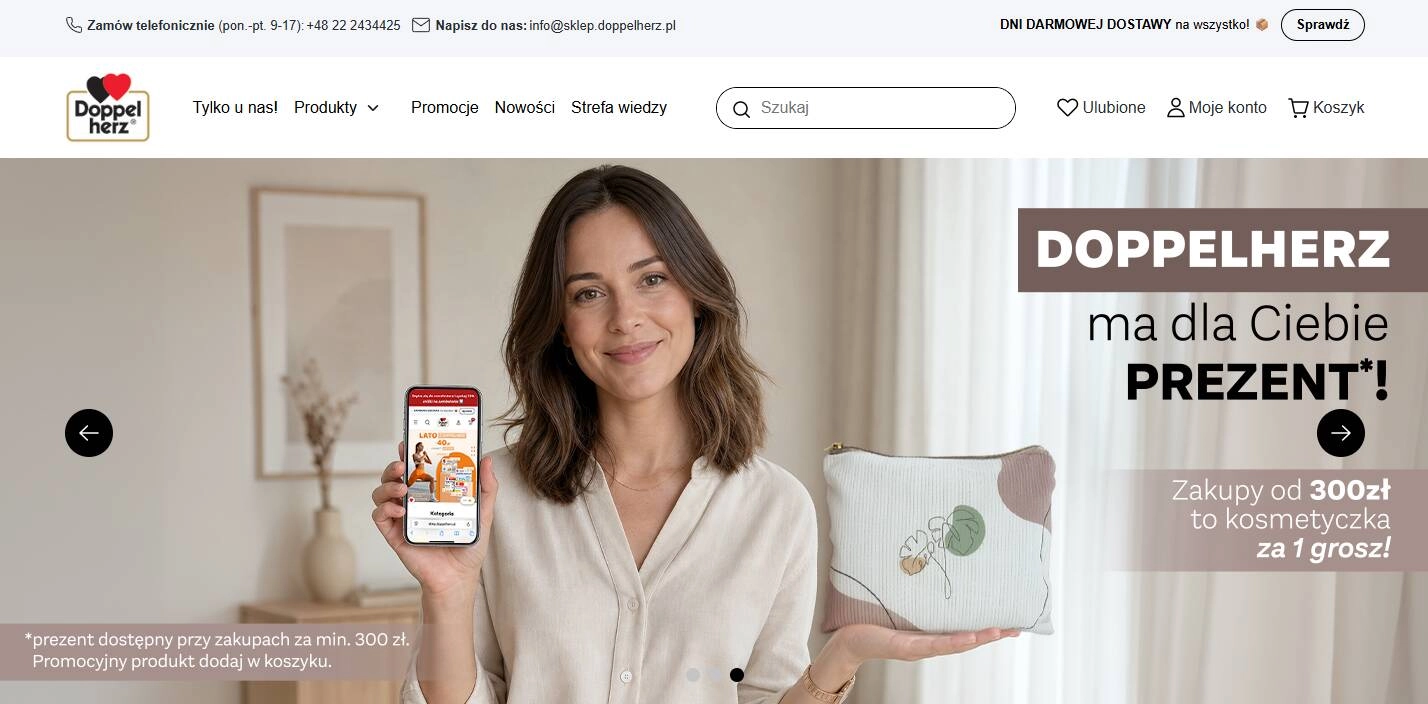 Strona internetowa sklepu