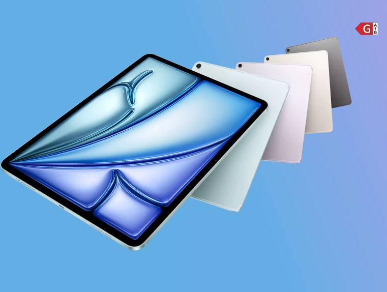 Tablety w różnych pastelowych kolorach ustawione diagonalnie