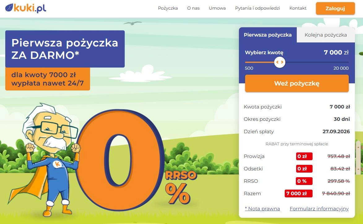 Strona internetowa sklepu