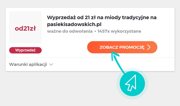 Jak używać promocji Pasieki Sadowskich