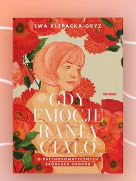 Beżowa książka z czerwonymi różami na różowym tle