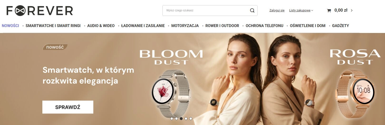 Strona internetowa sklepu