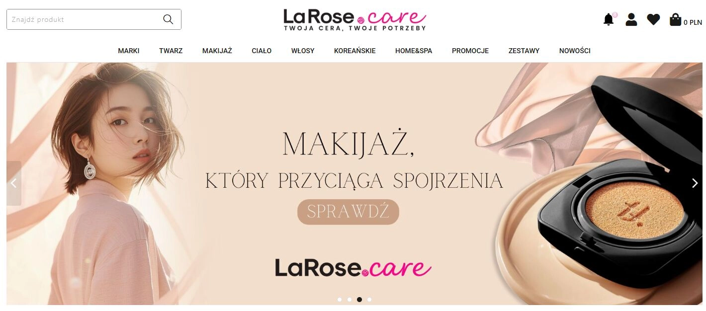 Strona internetowa sklepu