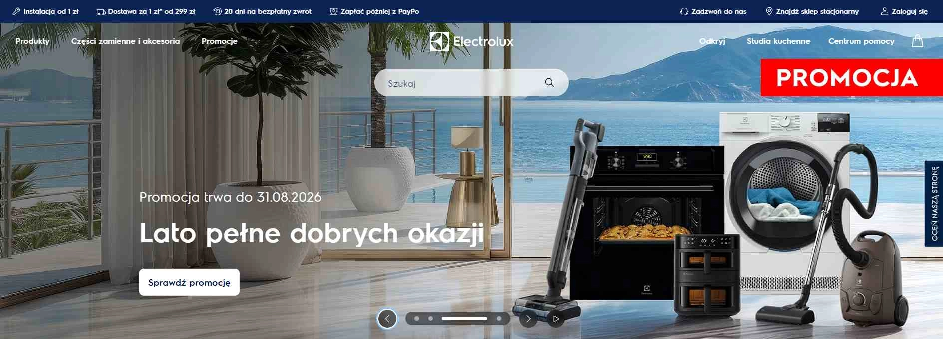 Strona internetowa sklepu