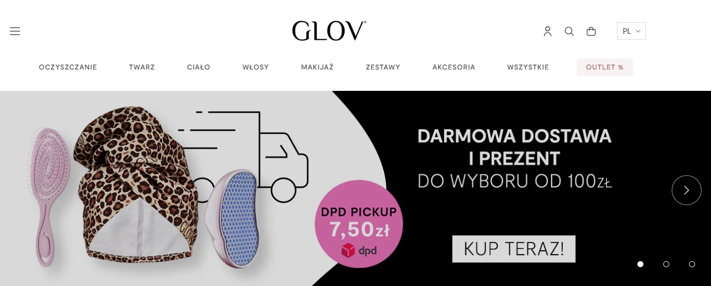 Glov - strona internetowa sklepu