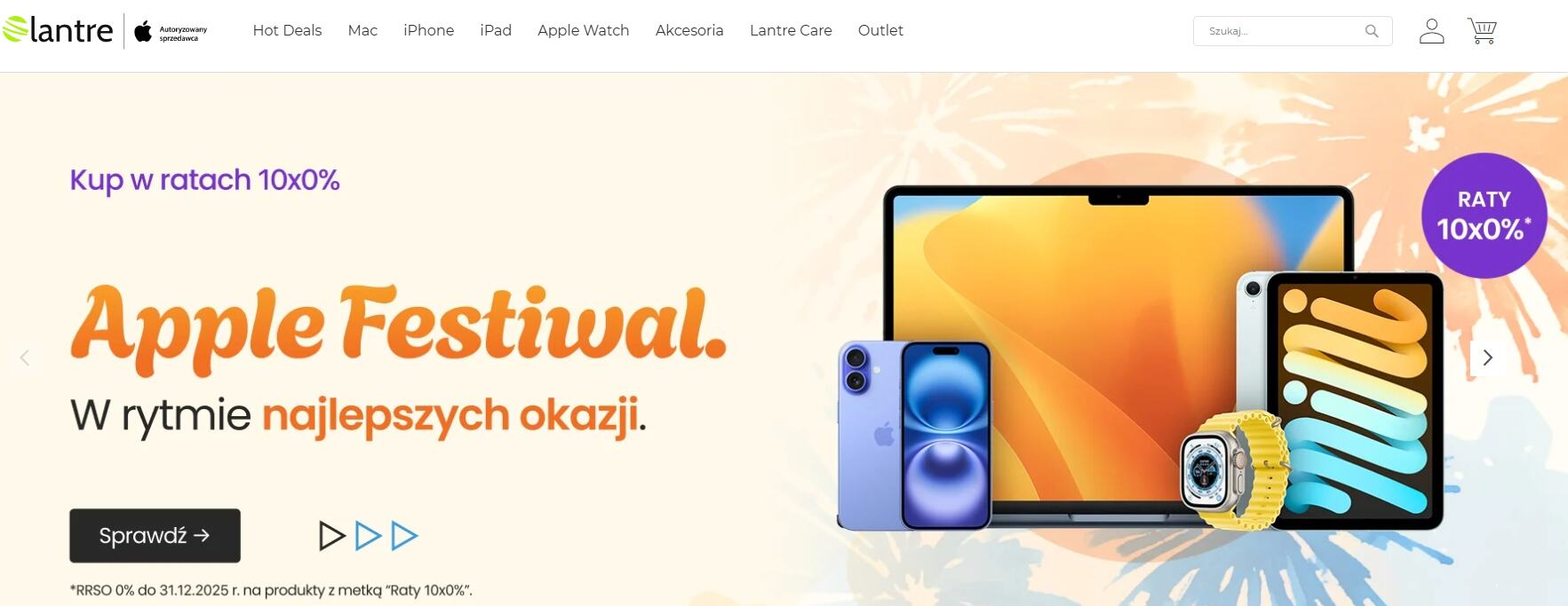 Strona internetowa sklepu