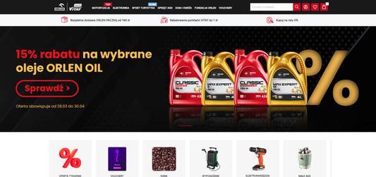 Vitay strona internetowa sklepu