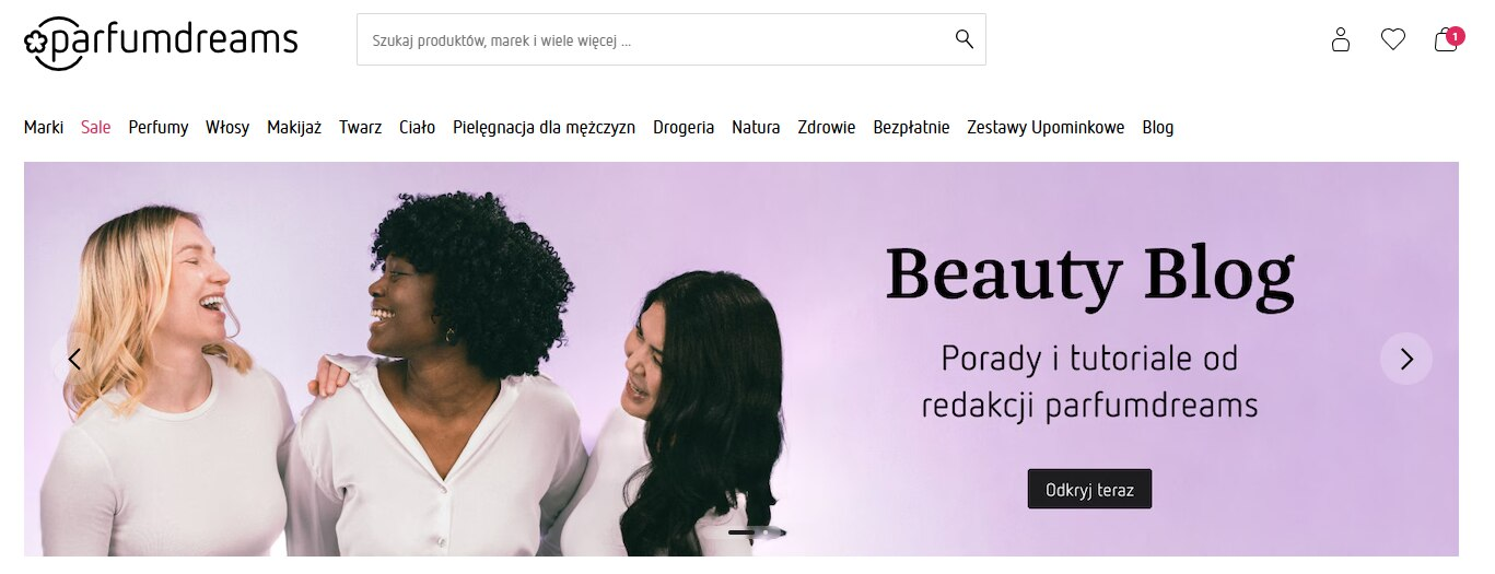 Strona internetowa sklepu