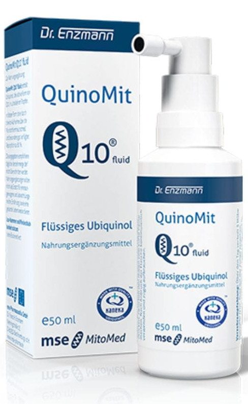 Biały spray w biało-niebieskim opakowaniu i kartonie