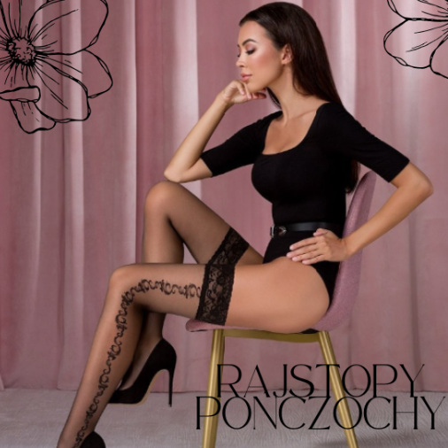 Ekskluzywna - kobieta w pończochach