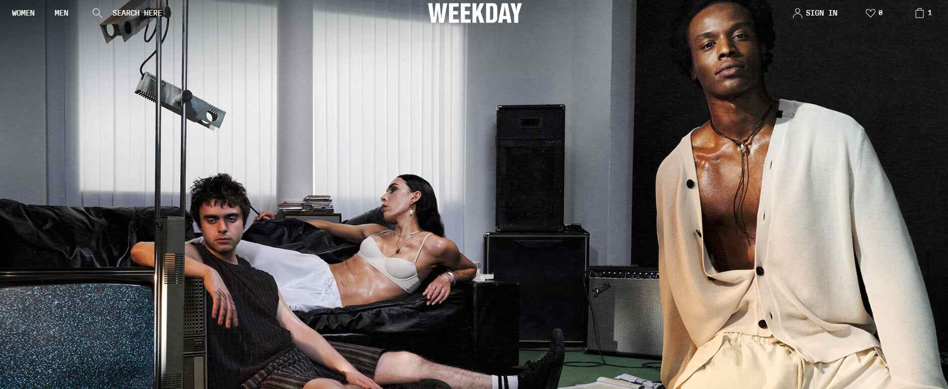 Weekday - strona internetowa sklepu