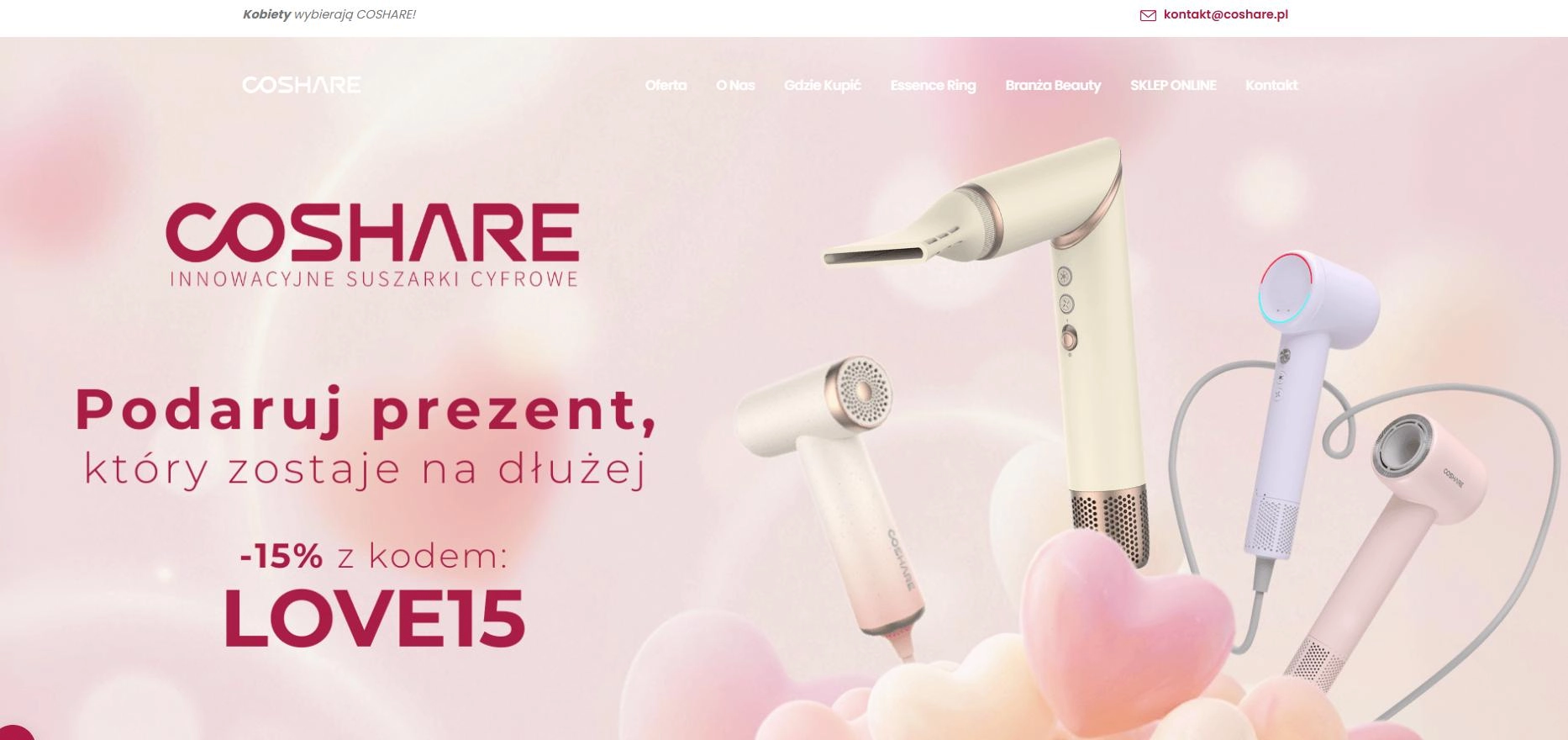 Strona internetowa sklepu
