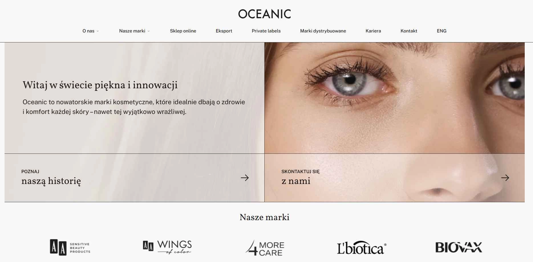 Strona internetowa sklepu