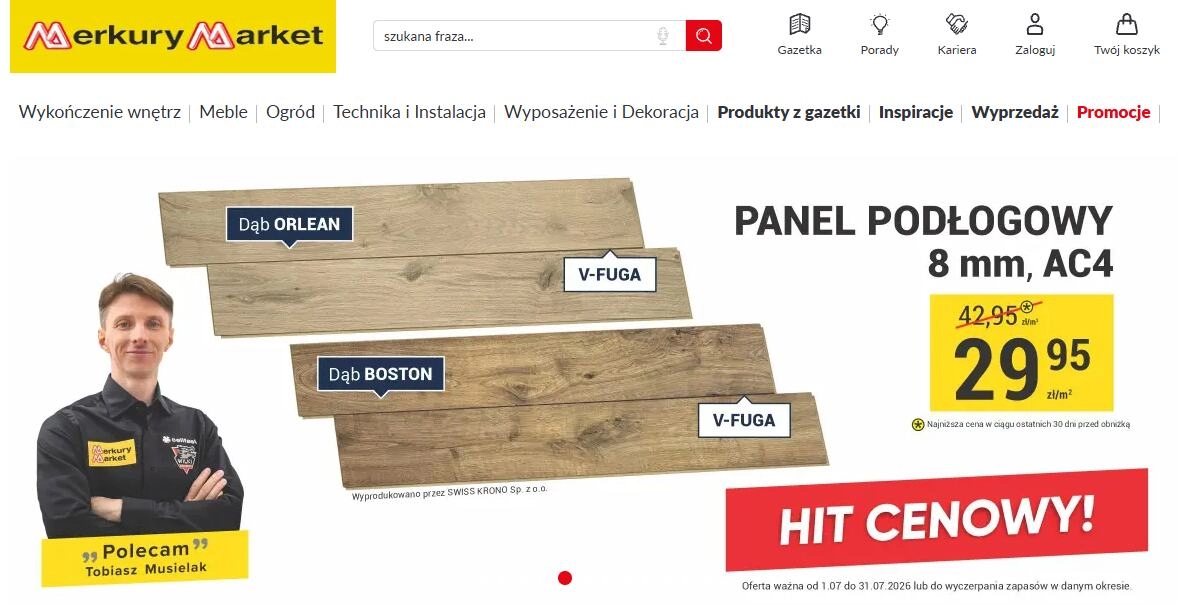Strona internetowa sklepu