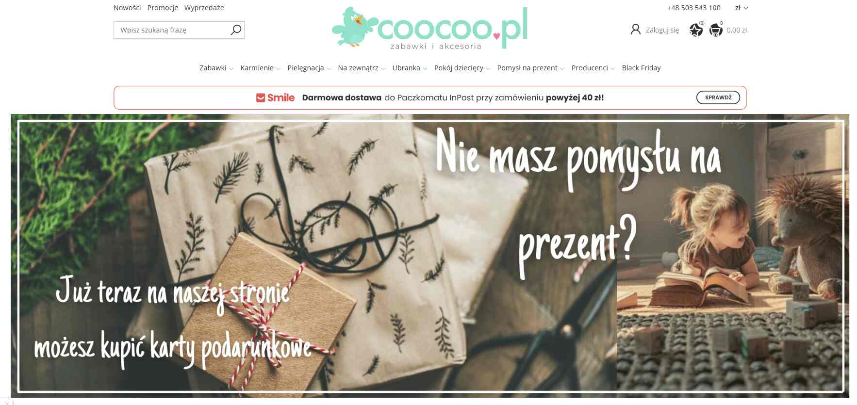 Coocoo - strona internetowa sklepu