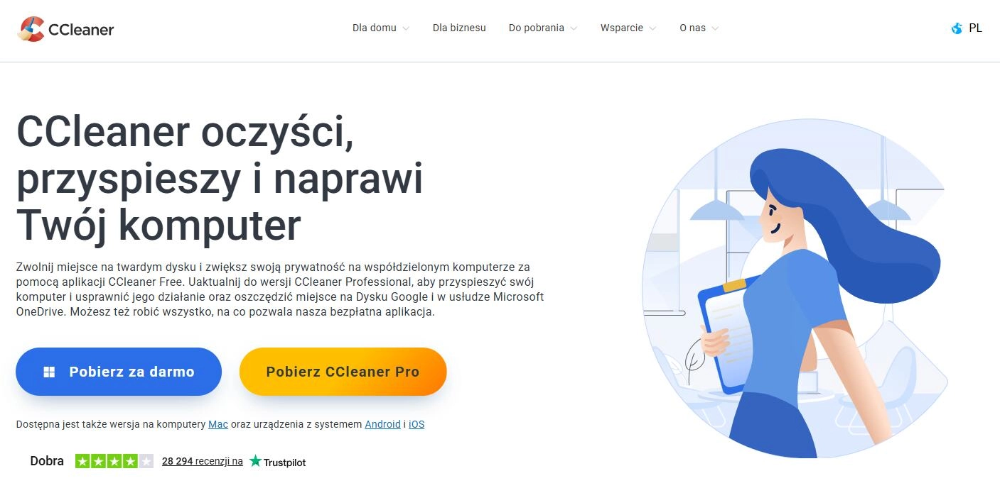 Strona internetowa sklepu
