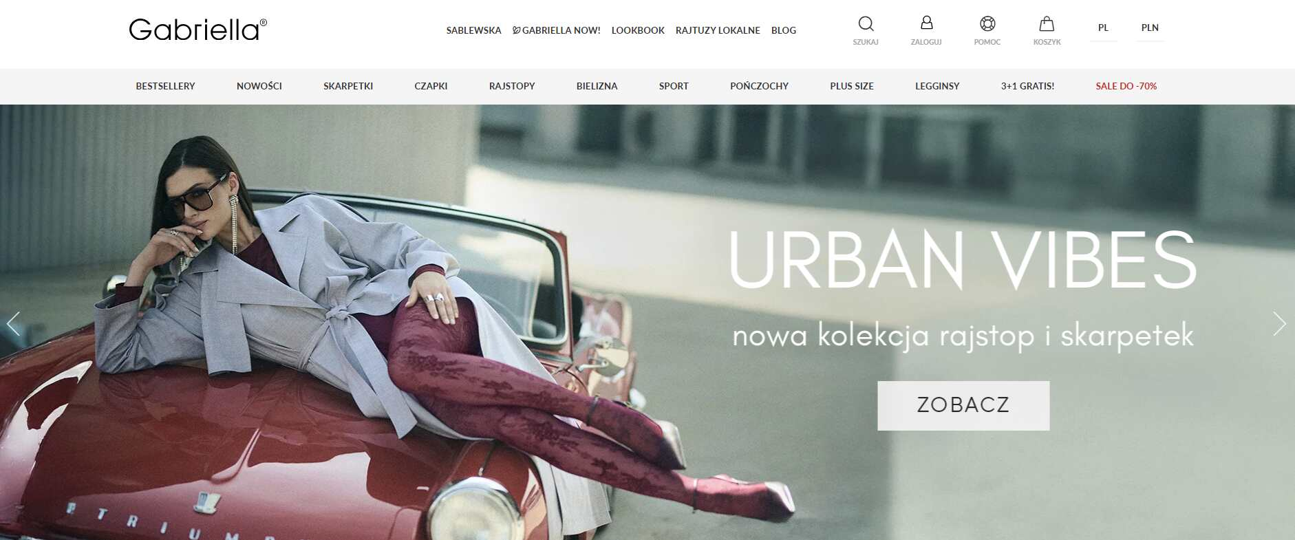 Strona internetowa sklepu