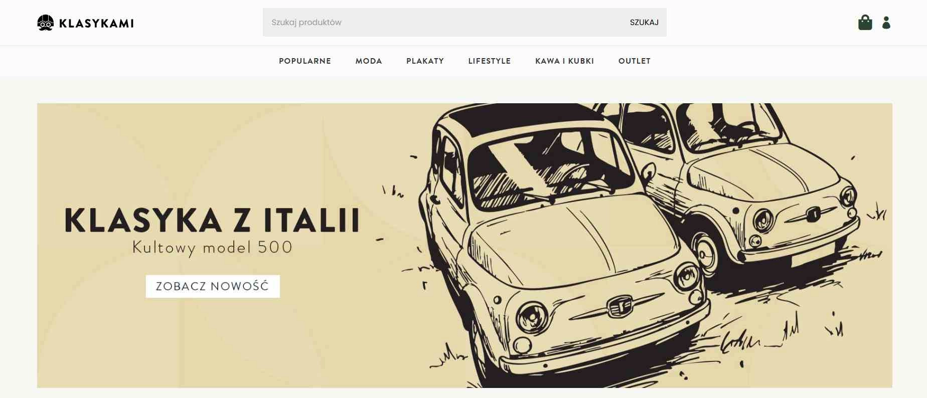 strona internetowa sklepu