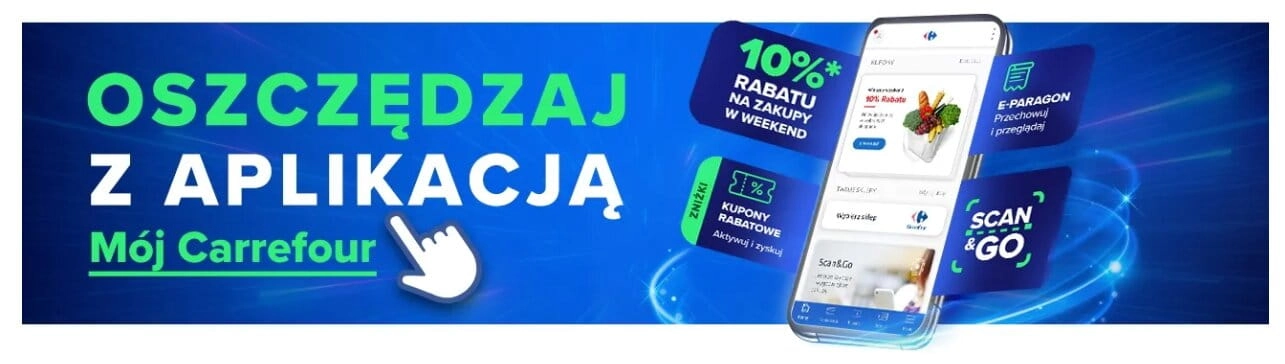 Baner z ekranem telefonu z aplikacją